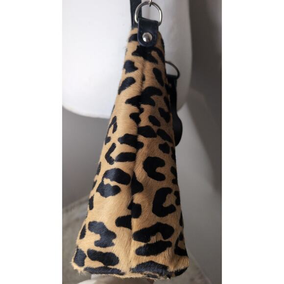 Maurizio Taiuti calf hair leopard leather convertible crossbody Italy - Picture 11 of 12